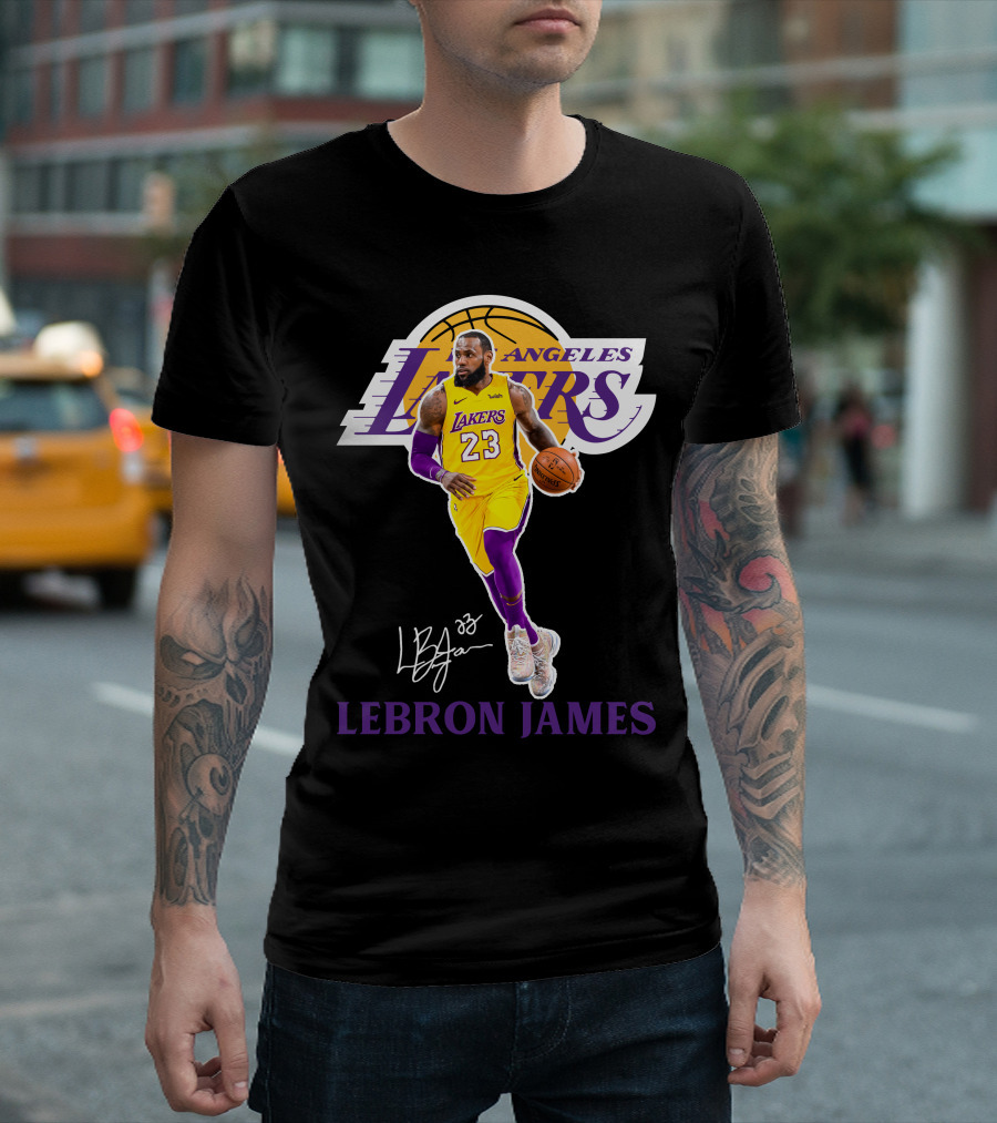 Lebron James Los Angeles Lakers 23 La01 T-Shirt