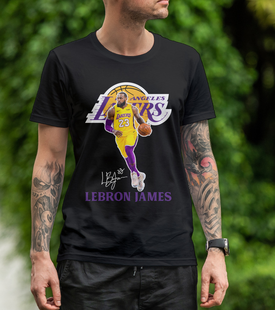 Lebron James Los Angeles Lakers 23 La01 T-Shirt