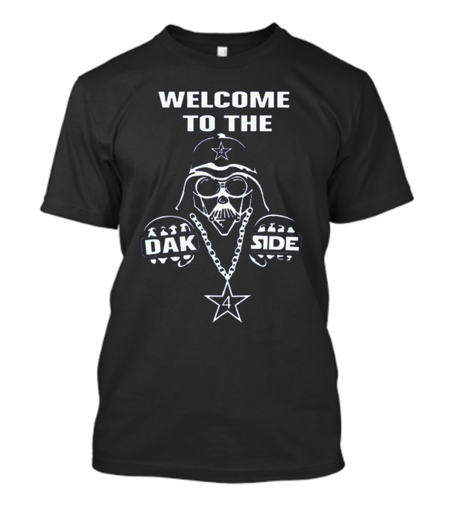 Welcome To The Dak Side 4 Star Cowboysclone T-Shirt