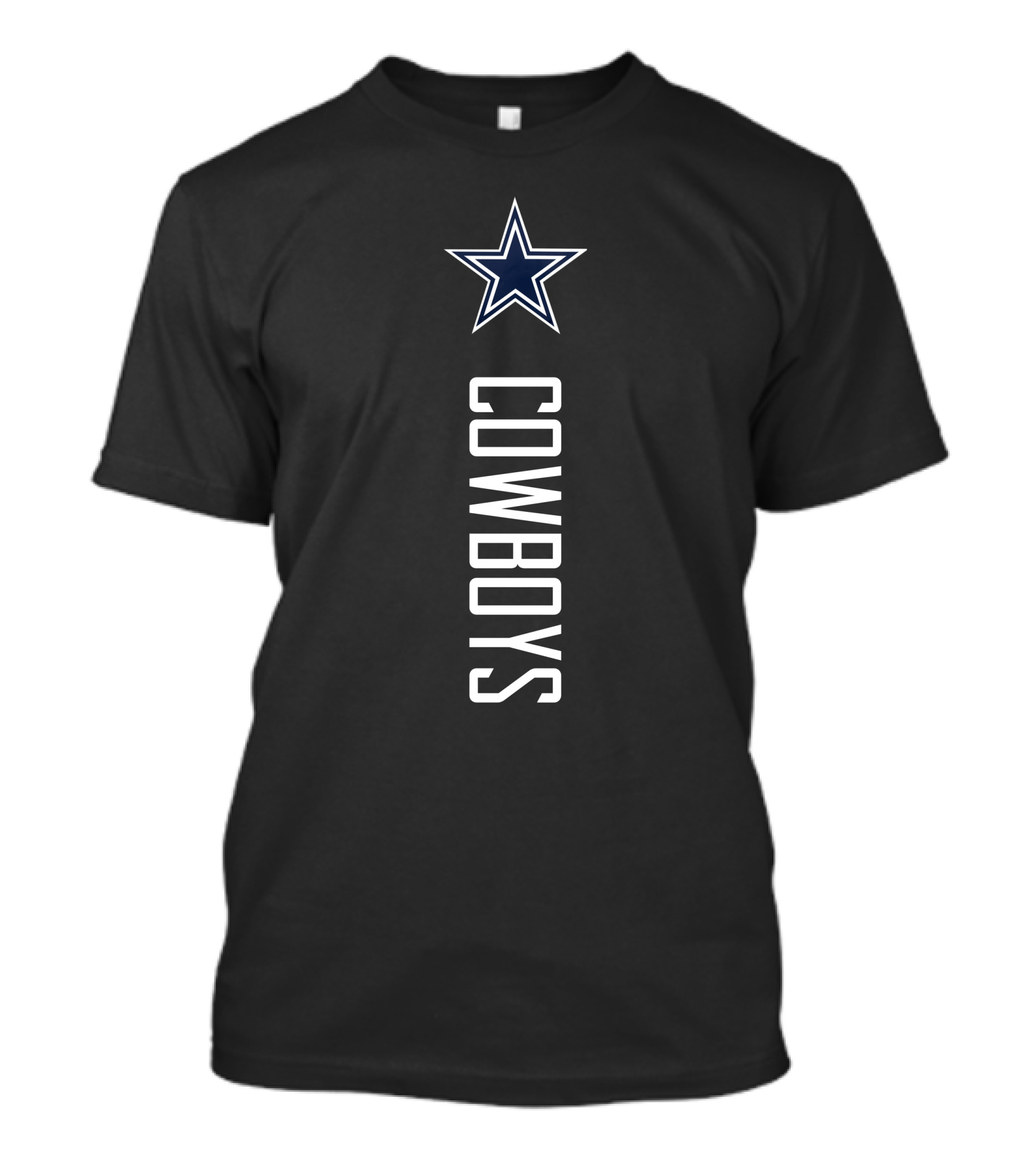 Cowboys Star Vertical Logo 2D-Cowboysclone T-Shirt