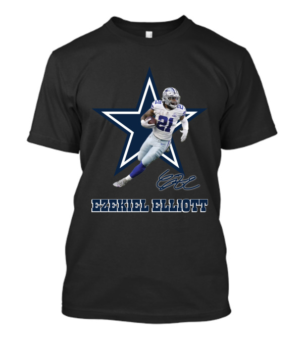 Ezekiel Elliott Dallas Cowboys Star T-Shirt