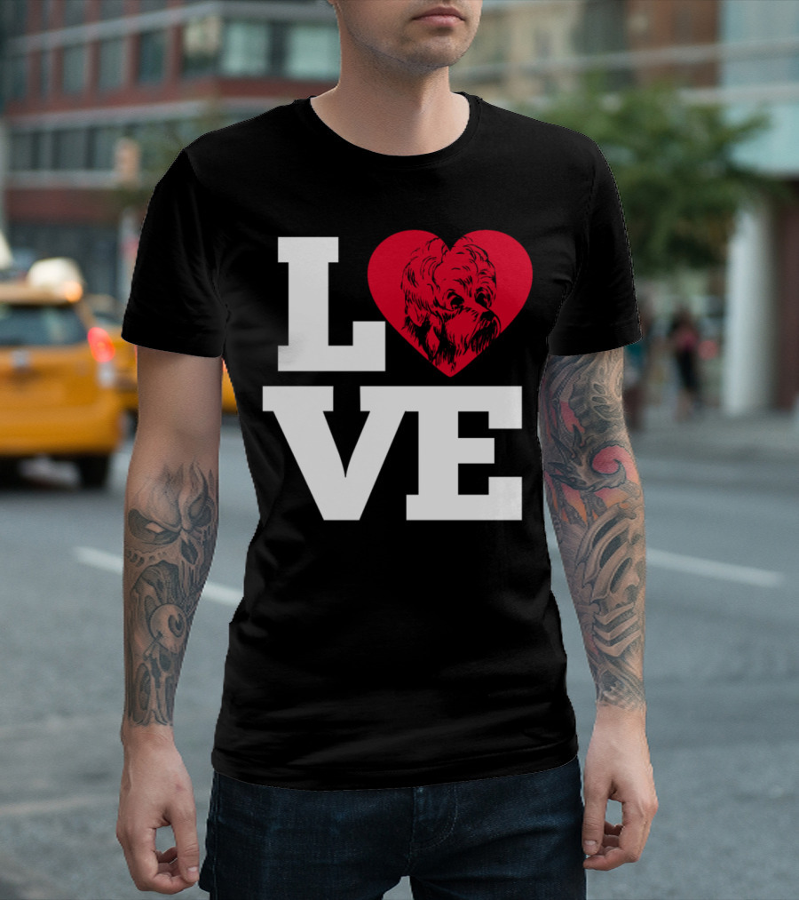 Ich Liebe Hunde I Love Dogs Heart T-Shirt