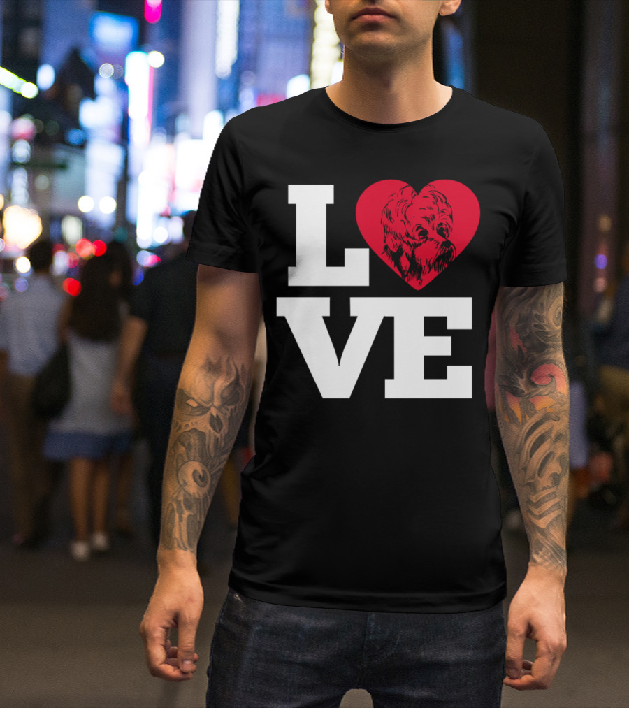 Ich Liebe Hunde I Love Dogs Heart T-Shirt