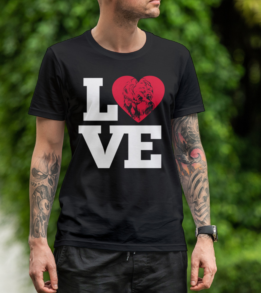 Ich Liebe Hunde I Love Dogs Heart T-Shirt