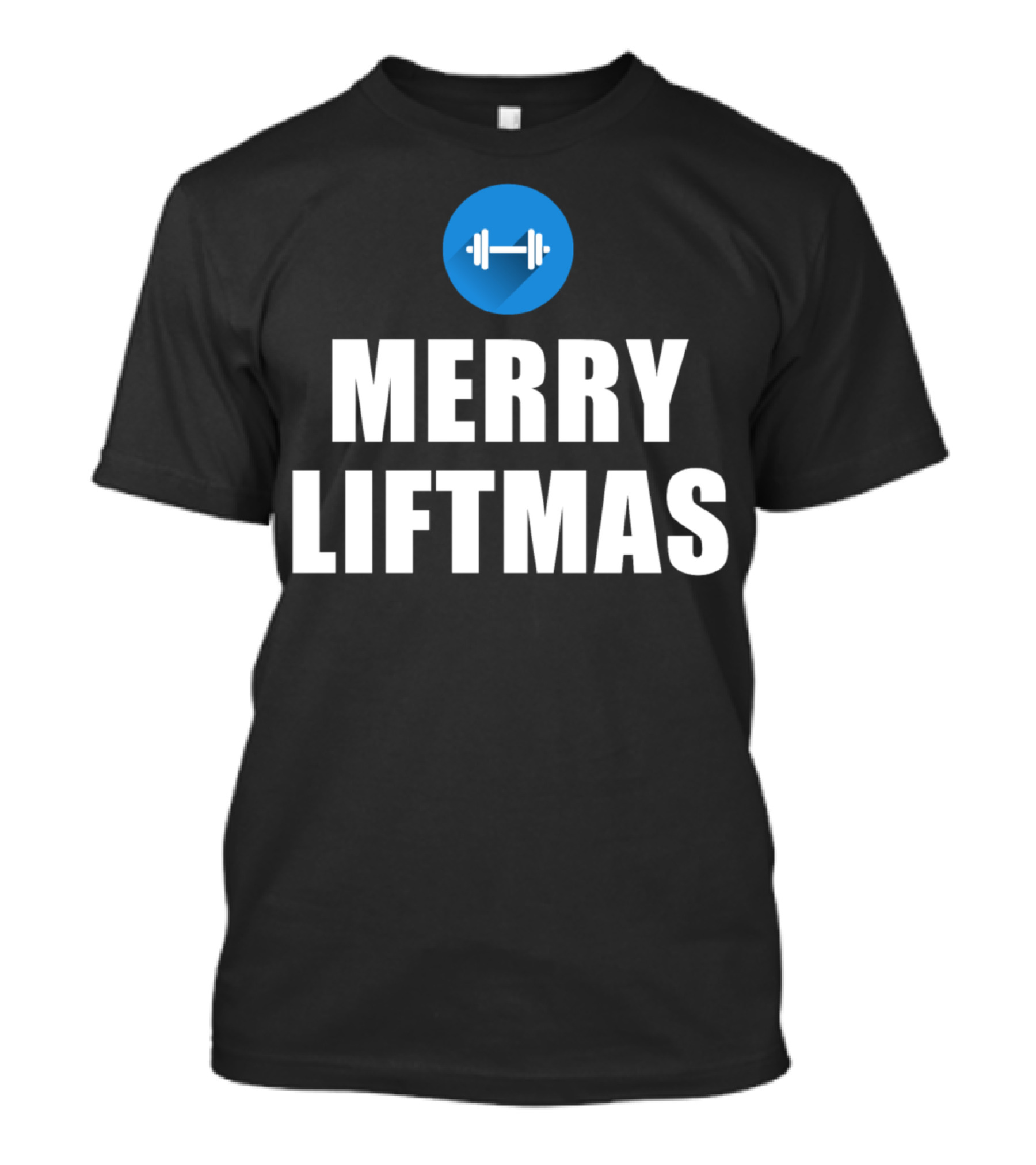 Merry Liftmas Barbell T-Shirt