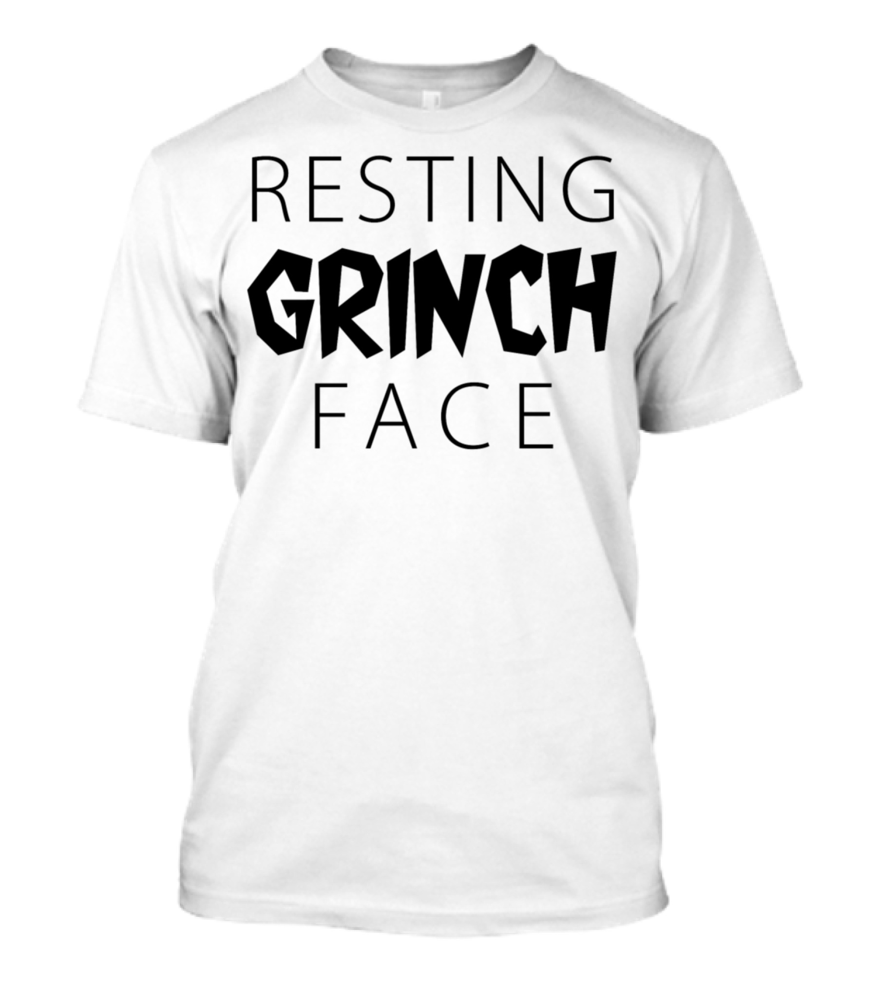 Resting Grinch Face Grinchmas Humor T-Shirt