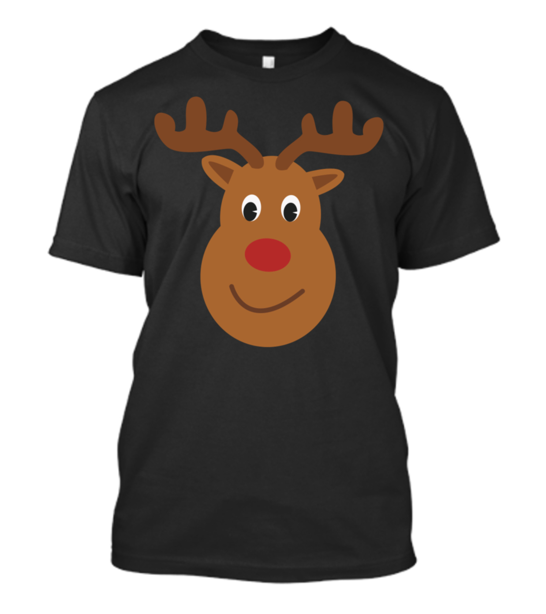 Rudolph Reindeer Red Nose Holiday Classic T-Shirt