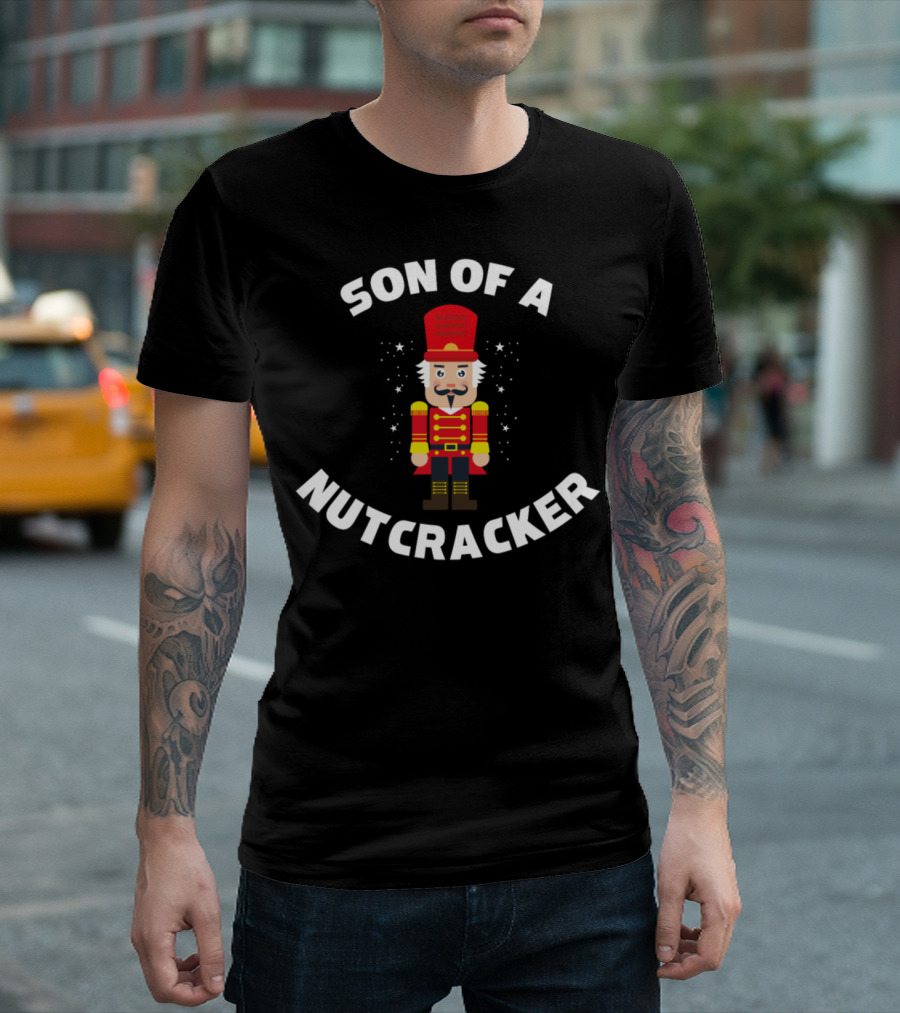 SON OF A NUTCRACKER NUTCRACKER SOLDIER WITH STARS T-Shirt
