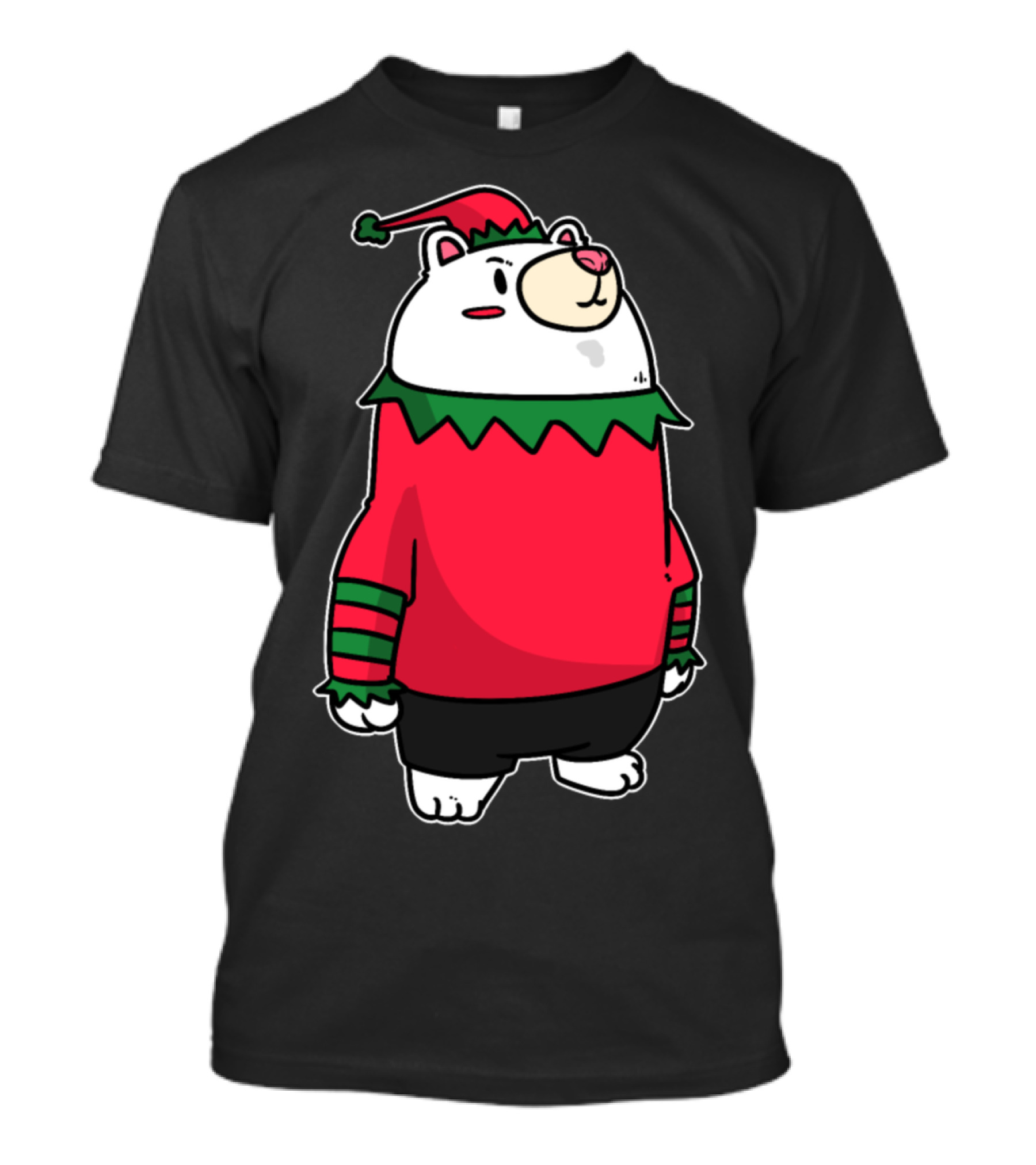 Christmas Bear Elf Gnome Dwarfs Fable T-Shirt
