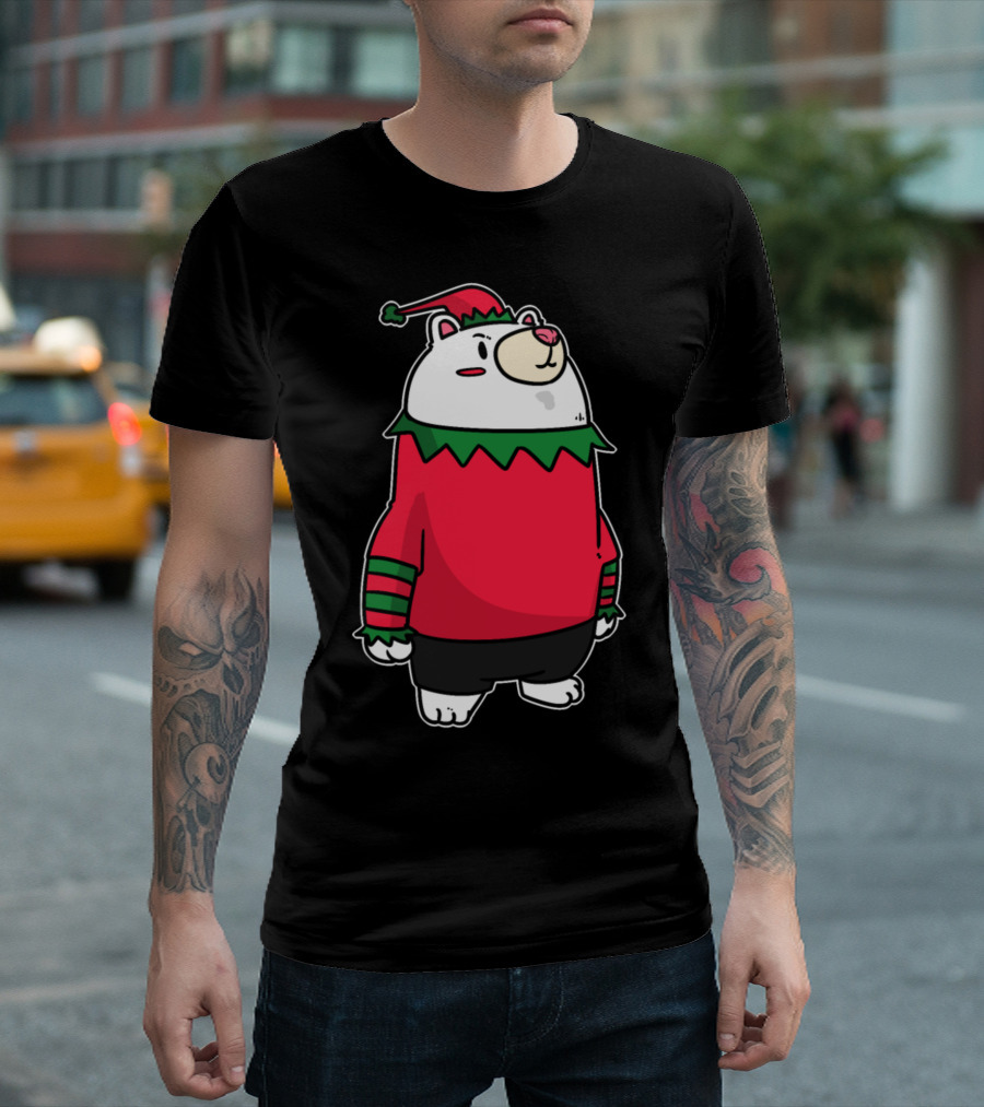 Christmas Bear Elf Gnome Dwarfs Fable T-Shirt