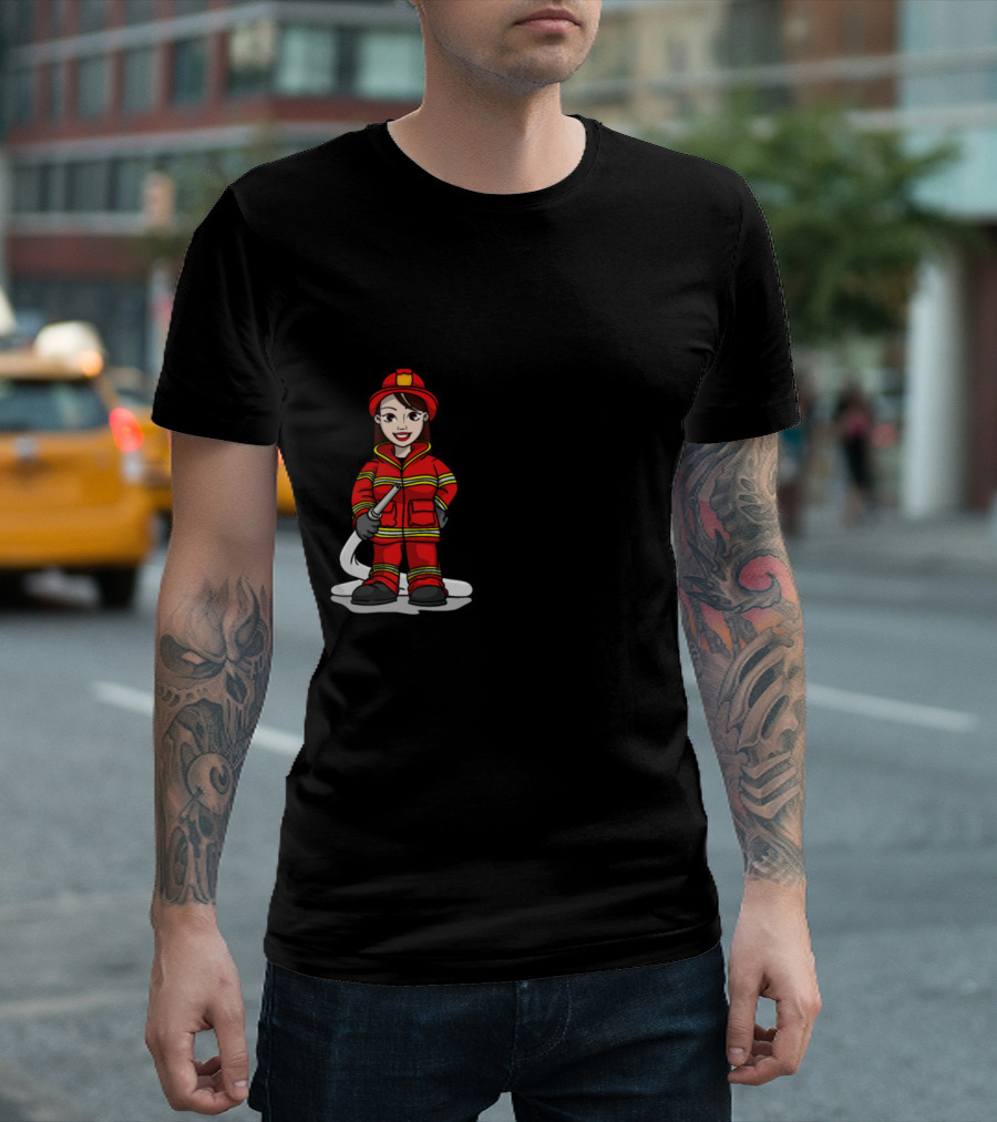 FIRE FIGHTER Because MIRACLE WORKER isn't a Job Title T-Shirt