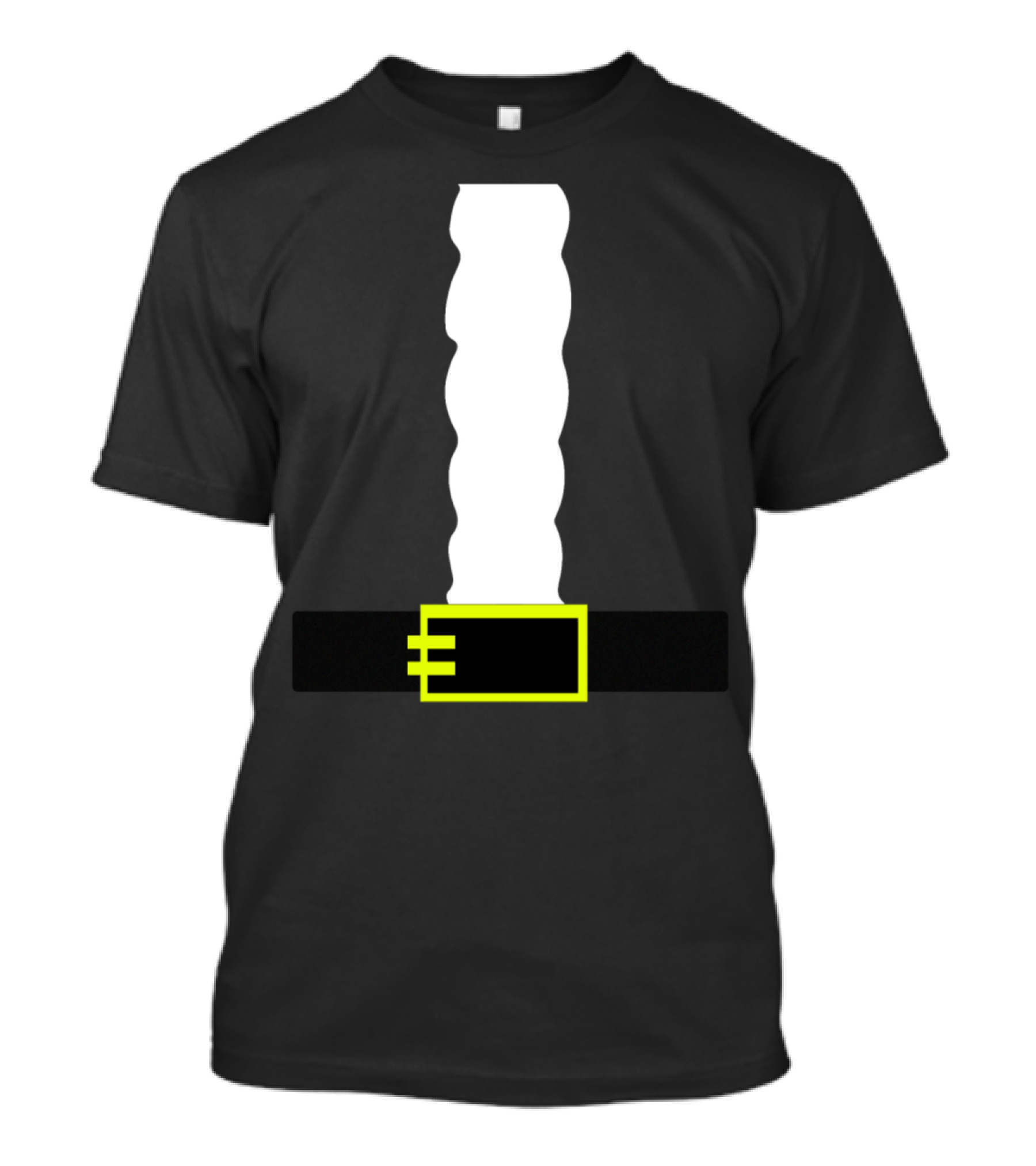Funny Christmas Santa Belt T-Shirt