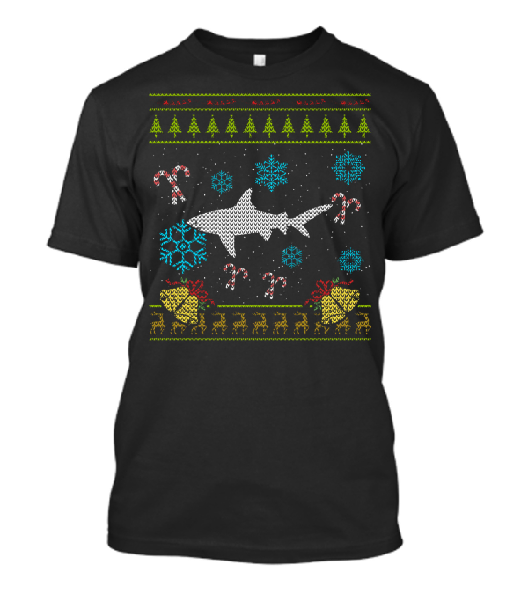 Merry Christmas Shark Ugly T-Shirt