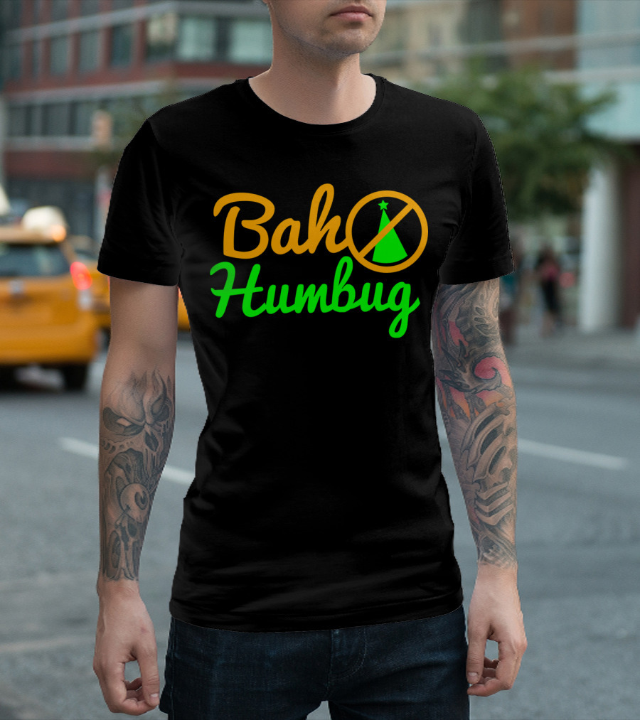 Bah Humbug No Christmas Tree T-Shirt