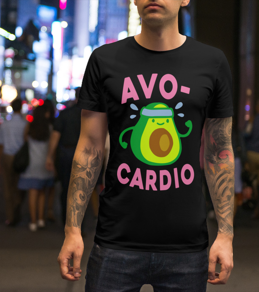 AVO-CARDIO Avocado Fitness T-Shirt