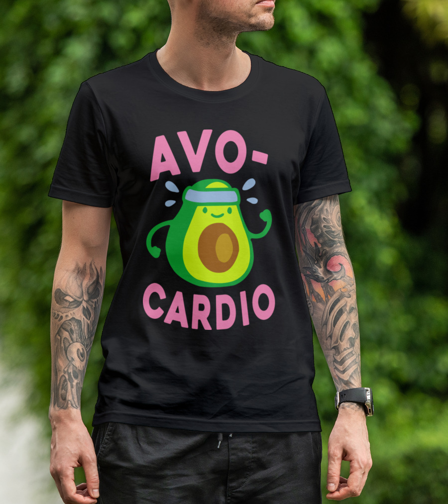 AVO-CARDIO Avocado Fitness T-Shirt