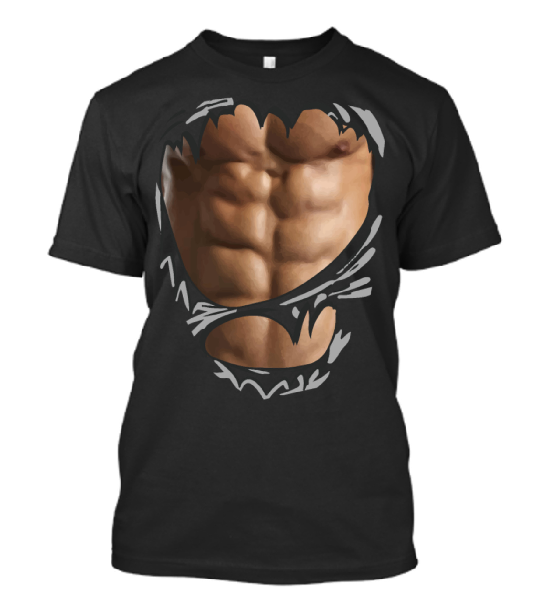 Ripped Abs Muscles Bodybuilder Torso T-Shirt