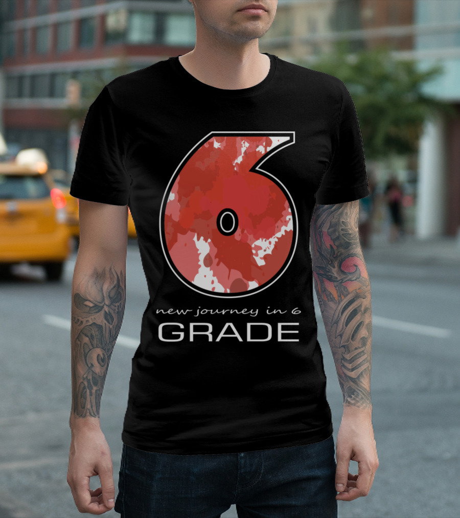 New Journey in 6th Grade Back to School T-Shirt