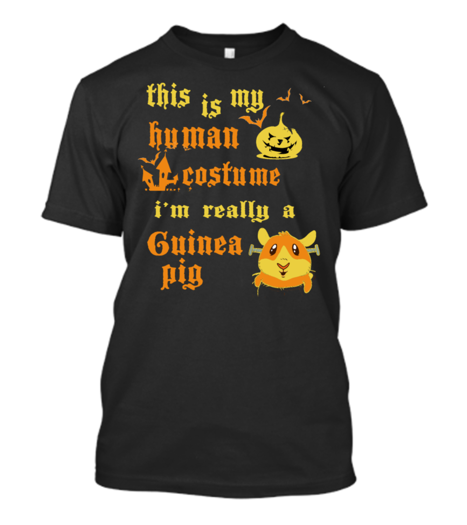 This Is My Human Costume I'm Really A Guinea Pig T-Shirt