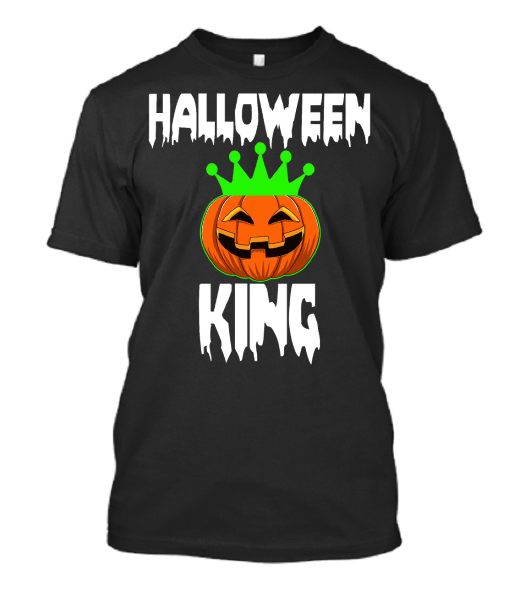 Halloween King Funny Horror Scary Pumpkin T-Shirt