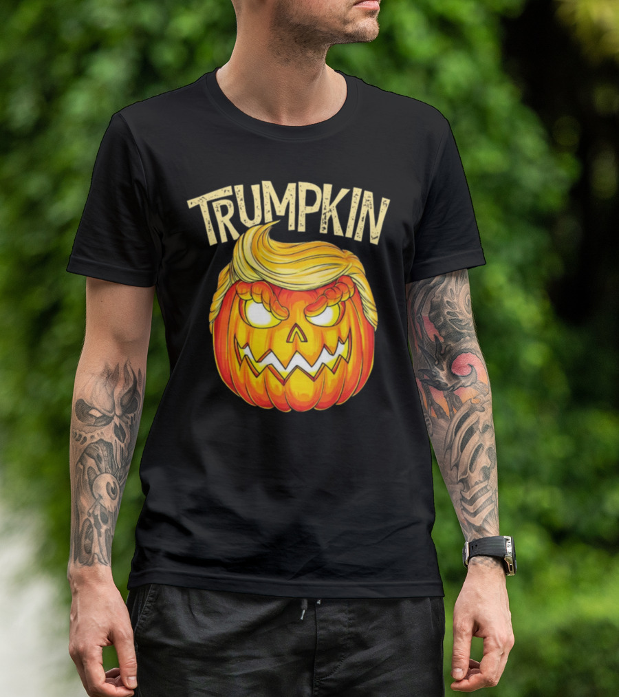 Trumpkin Pumpkin Halloween Trump King T-Shirt