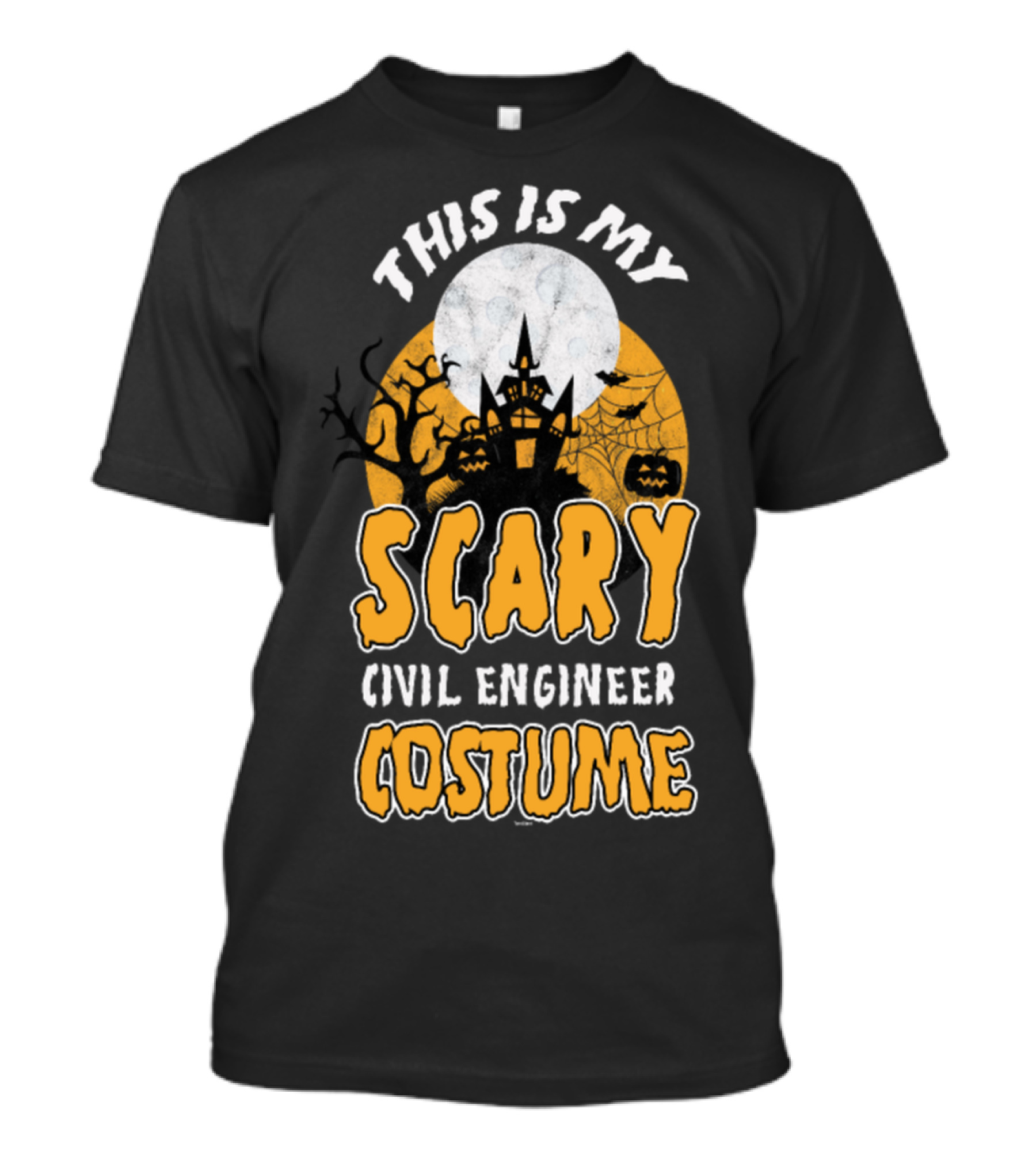 This Is My Scary Civil Engineer Costume Halloween T-Shirt