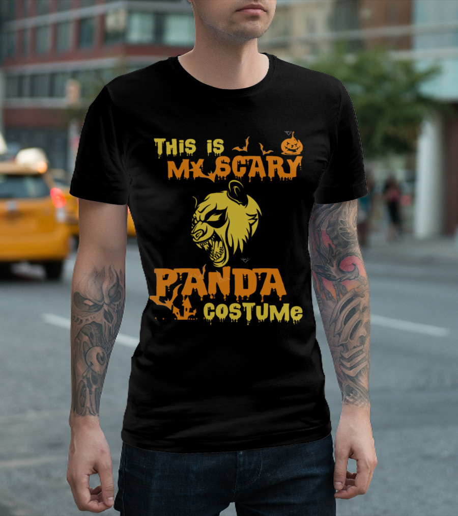 This Is My Scary Panda Costume T-Shirt