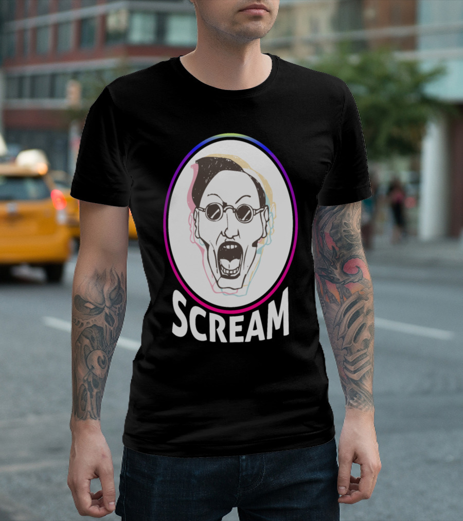 Scream Retro Neon Sunglasses T-Shirt