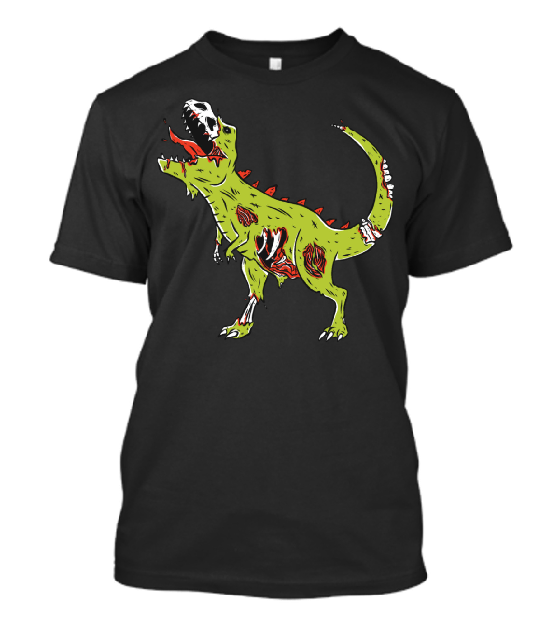 Zombie Saurus Halloween Dinosaur T-Rex T-Shirt