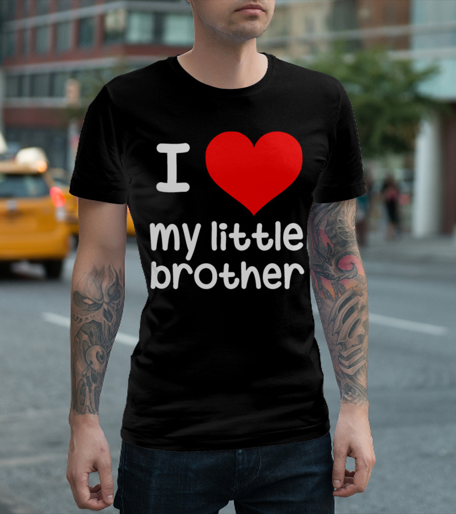 I Heart My Little Brother T-Shirt