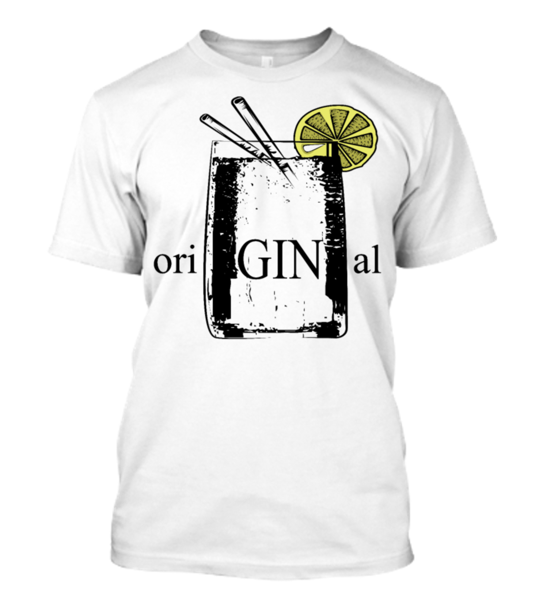 Original Gin Tonic Booze Drinking Bar Tour T-Shirt