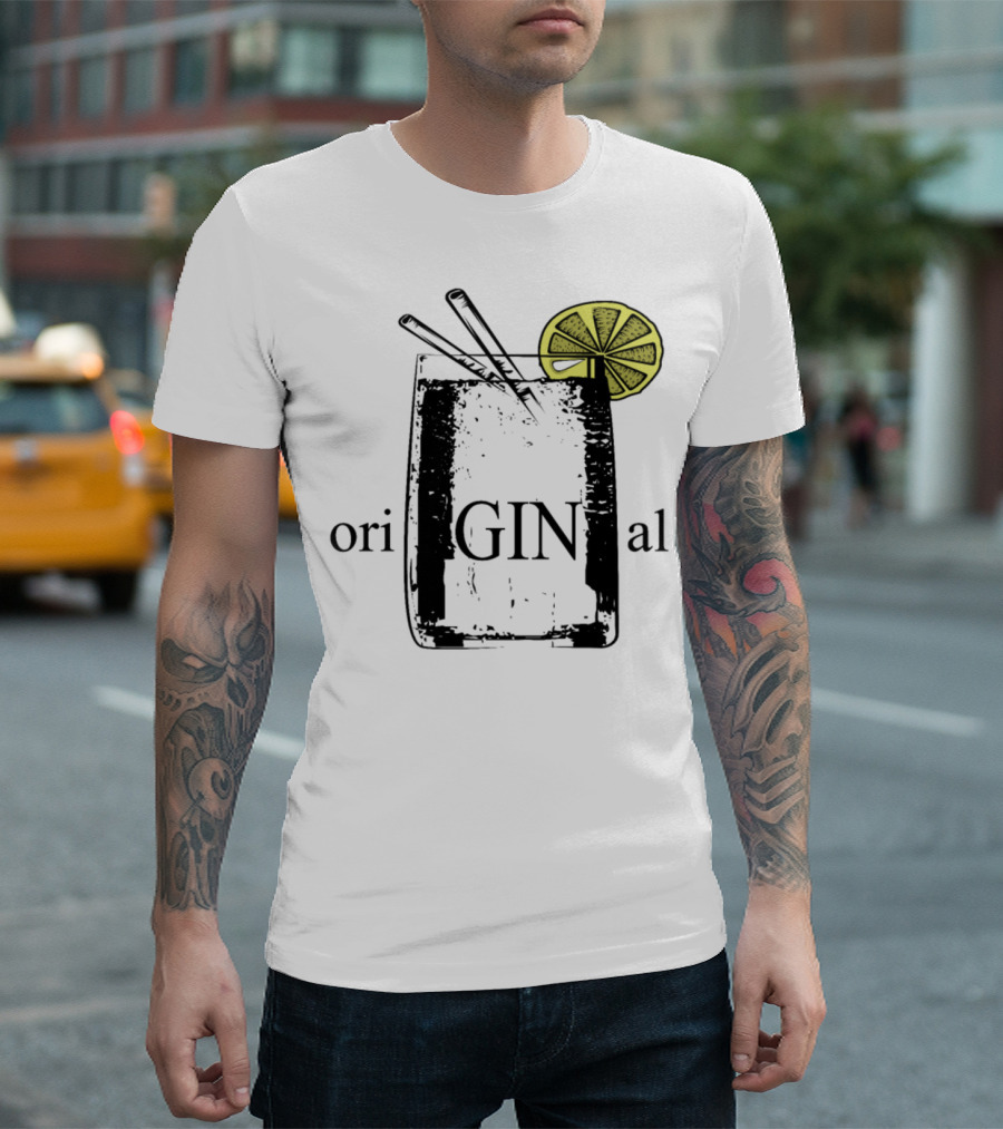 Original Gin Tonic Booze Drinking Bar Tour T-Shirt