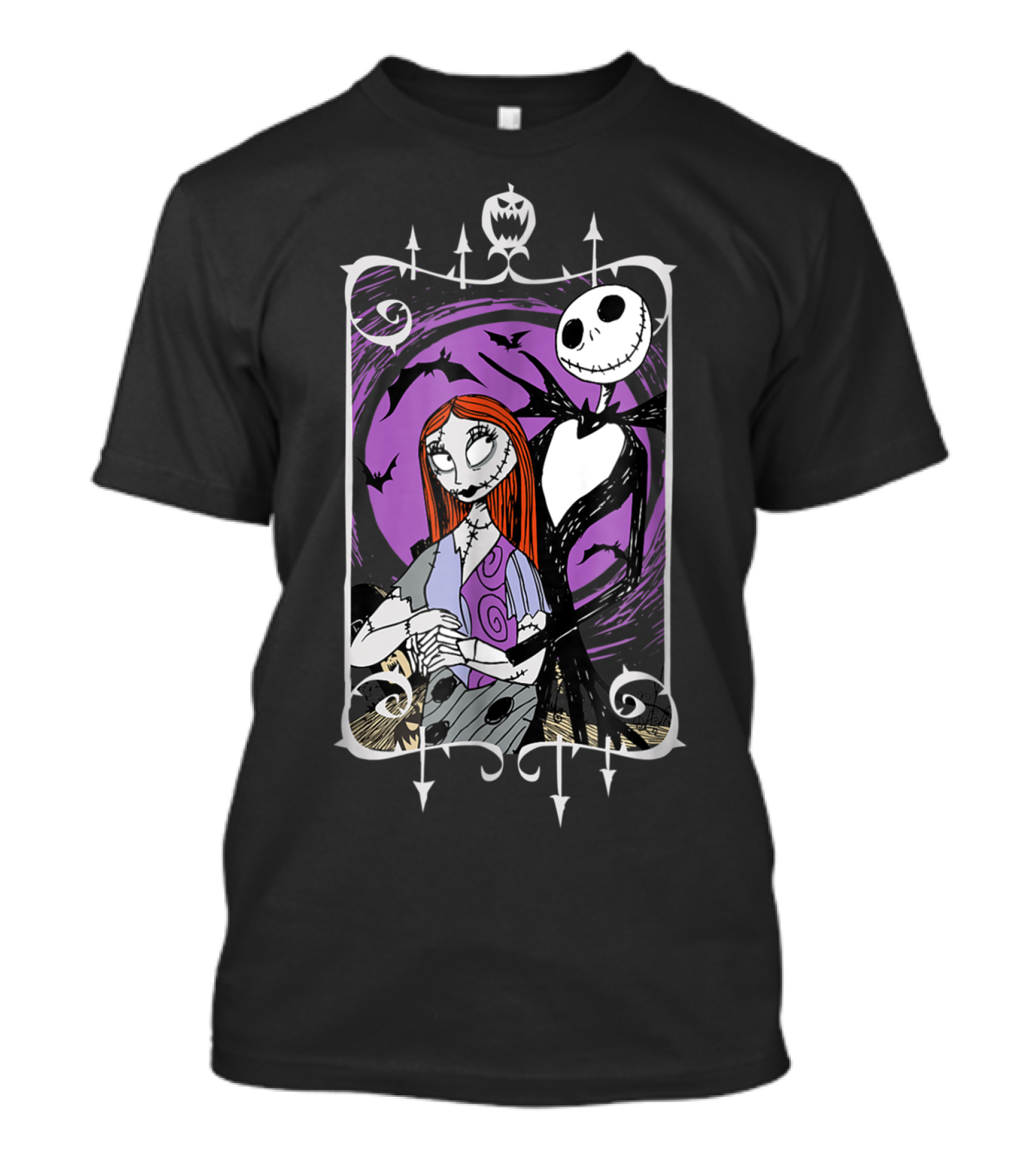 Jack And Sally Halloween Romance Disney Nightmare Before Christmas T-Shirt