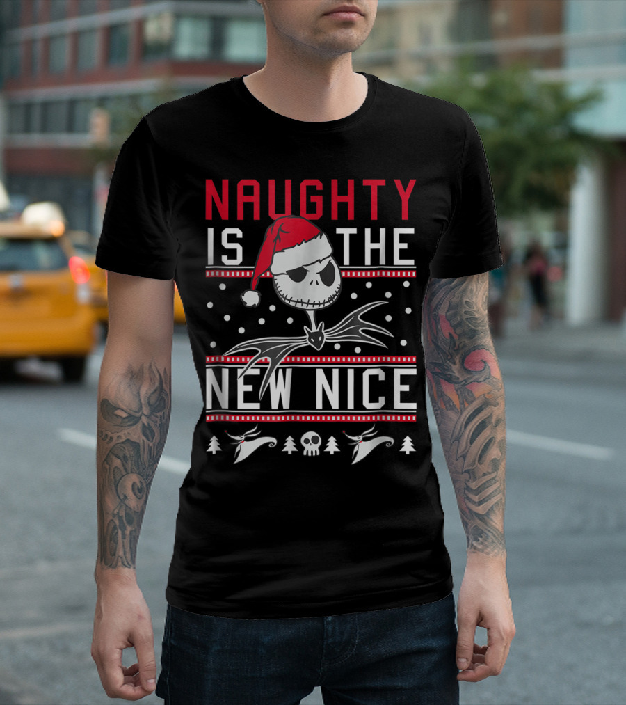Naughty Is The New Nice Disney Nightmare Before Christmas T-Shirt
