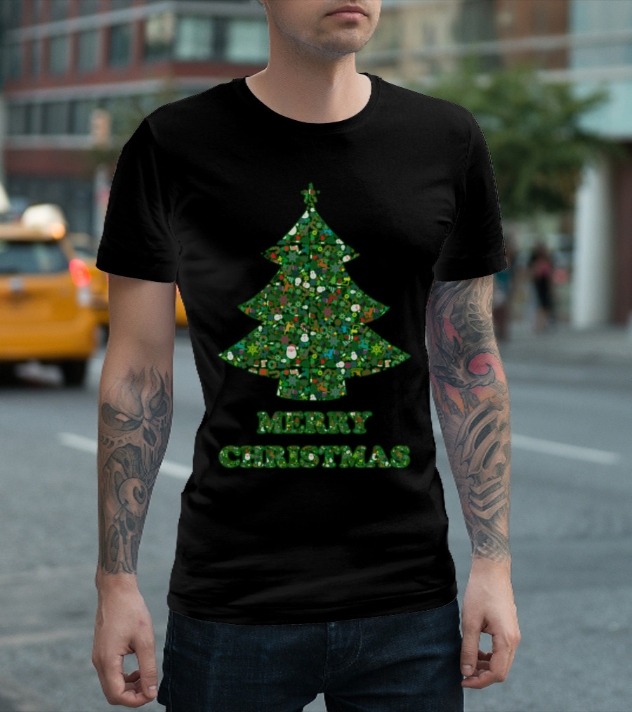 Merry Ugly Christmas Tree T-Shirt