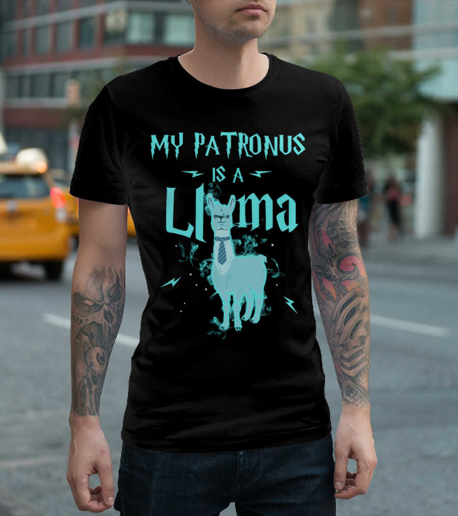 My Patronus Is A Llama Magic No Prob Llama T-Shirt