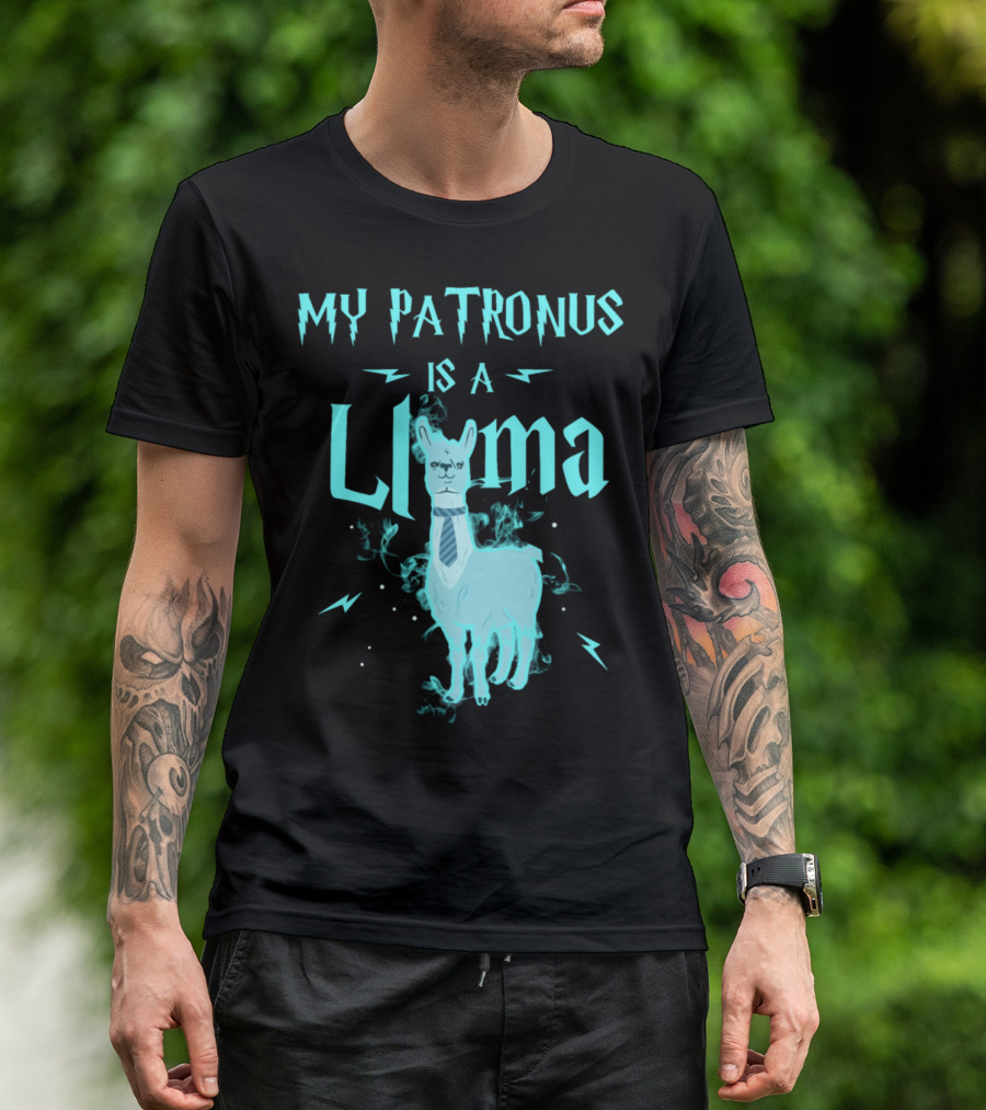 My Patronus Is A Llama Magic No Prob Llama T-Shirt