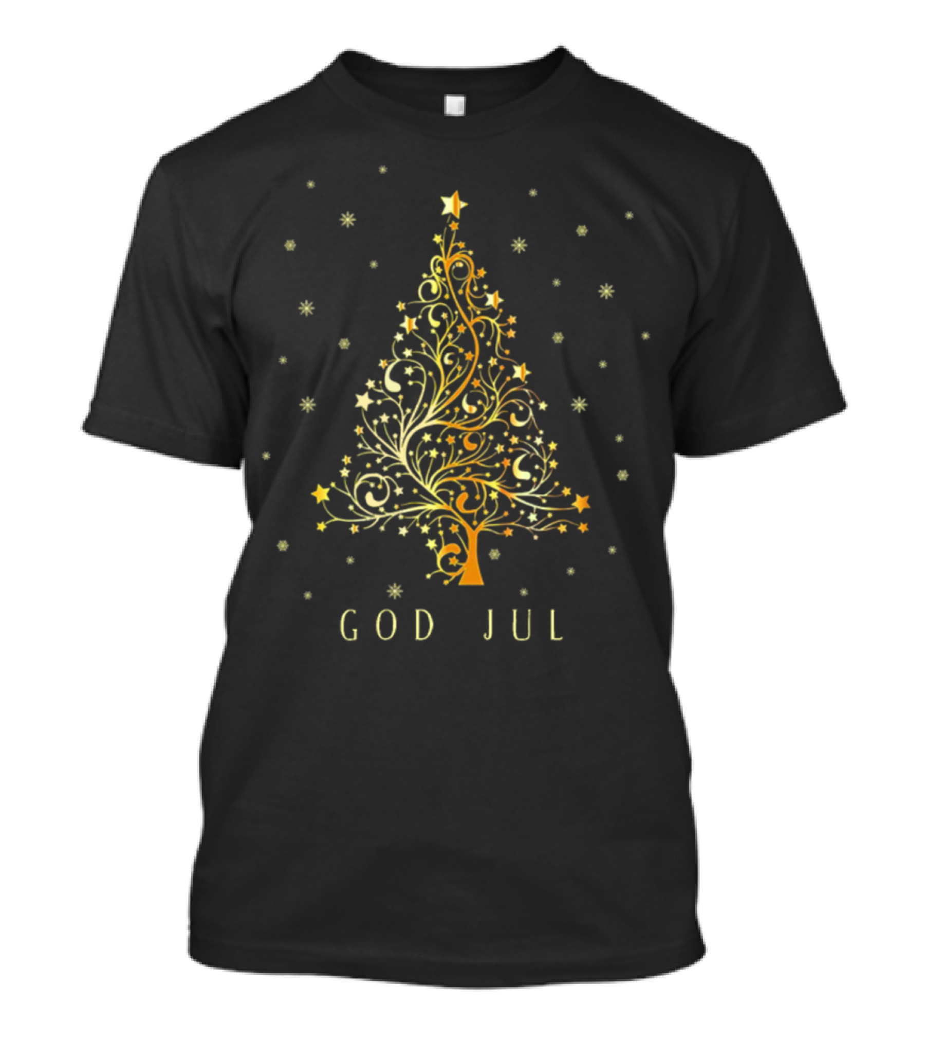 Norway Christmas Norwegian Merry X Mas God Jul Holiday Tree T-Shirt