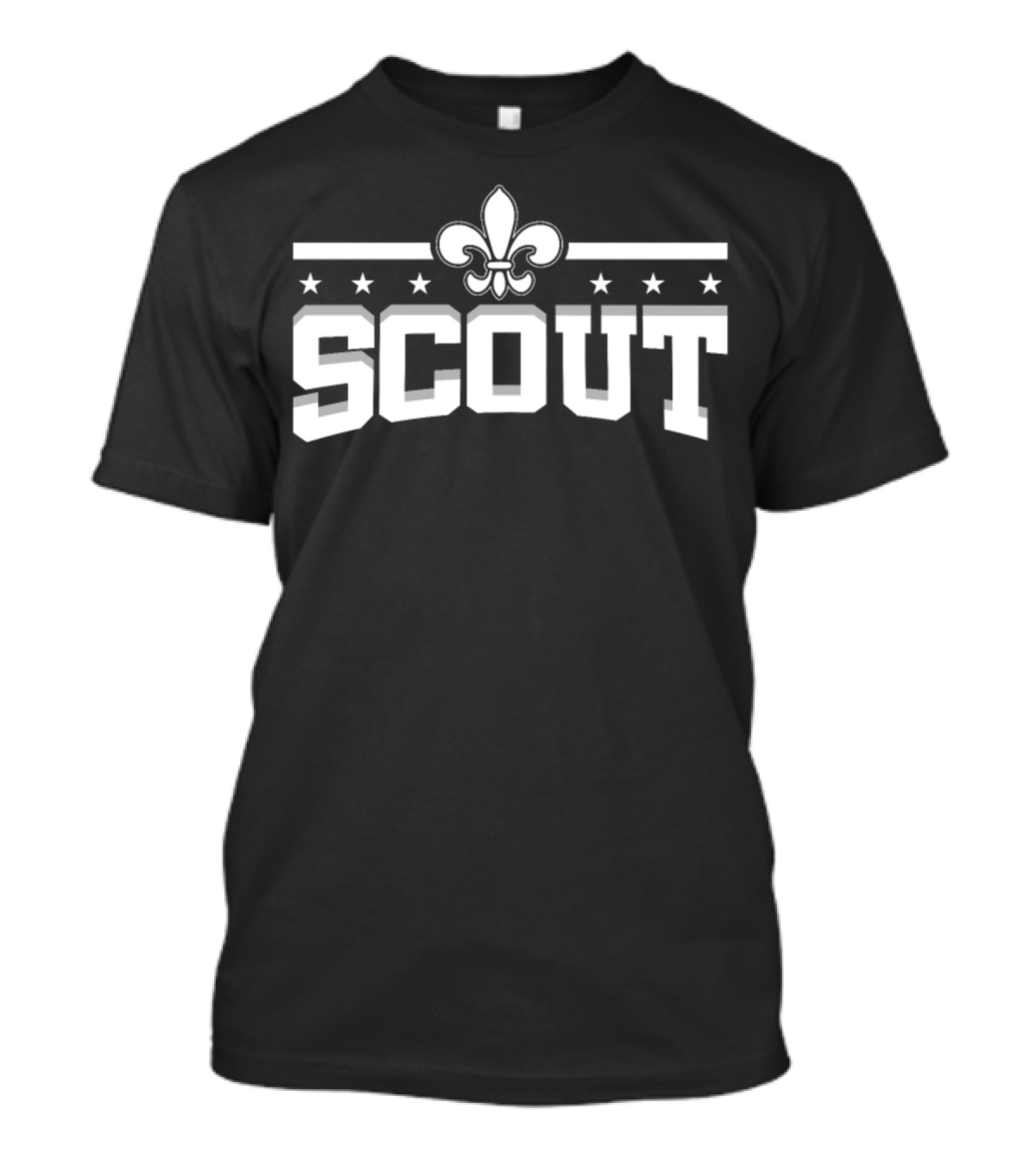 Scout Fleur-de-Lis Five Stars T-Shirt