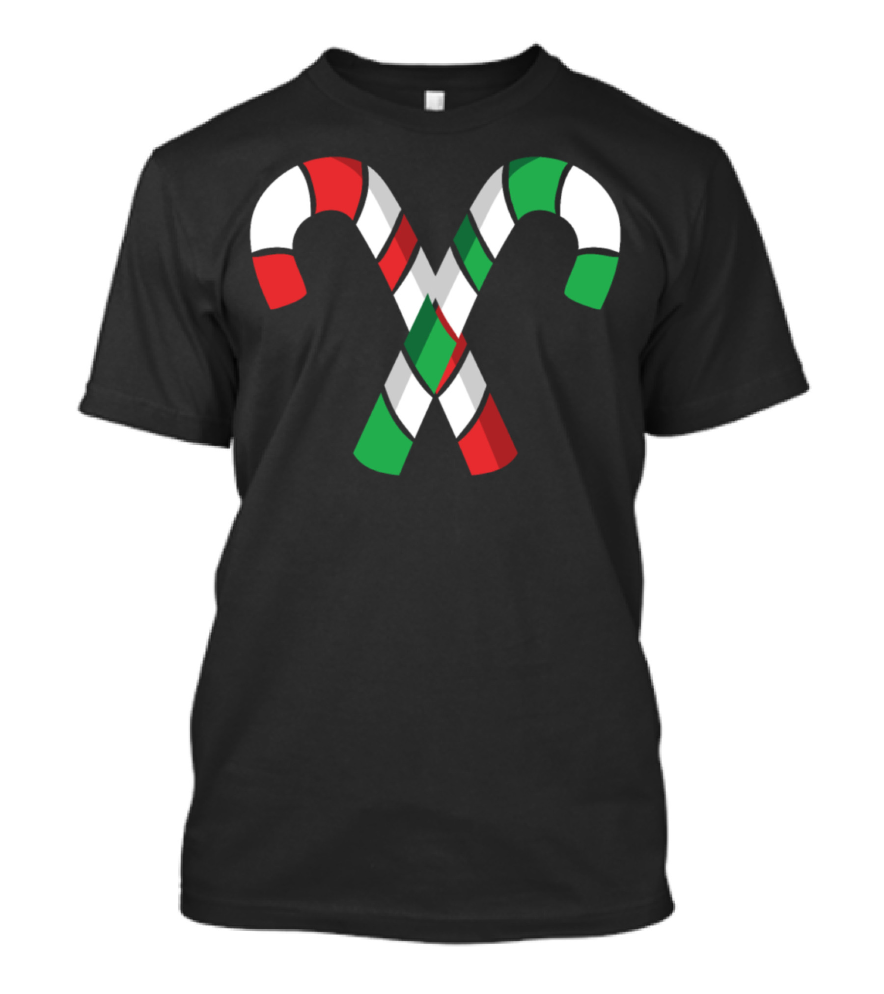 Candy Cane Santa Claus T-Shirt