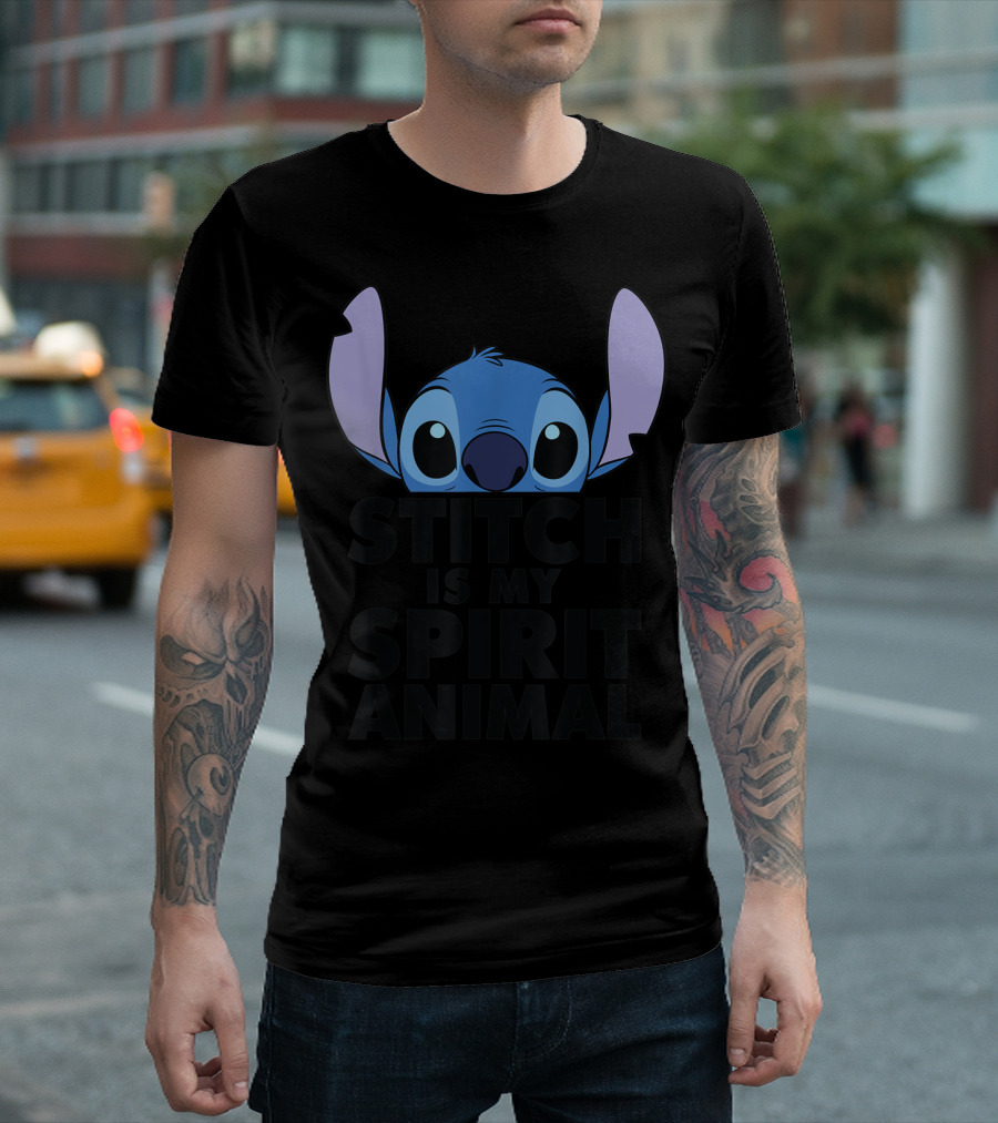Stitch Is My Spirit Animal Disney Lilo And Stitch T-Shirt