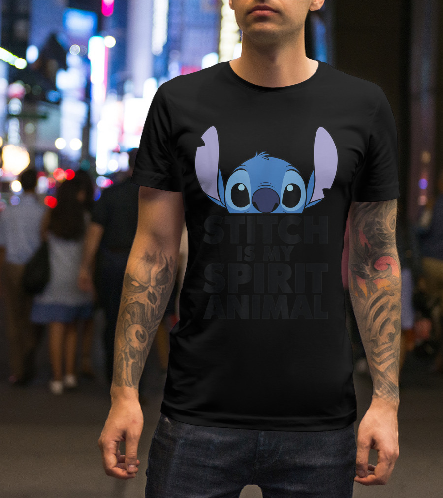 Stitch Is My Spirit Animal Disney Lilo And Stitch T-Shirt