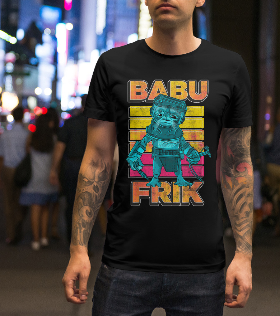 Star Wars Babu Frik Pop The Rise Of Skywalker Retro Vibes T-Shirt