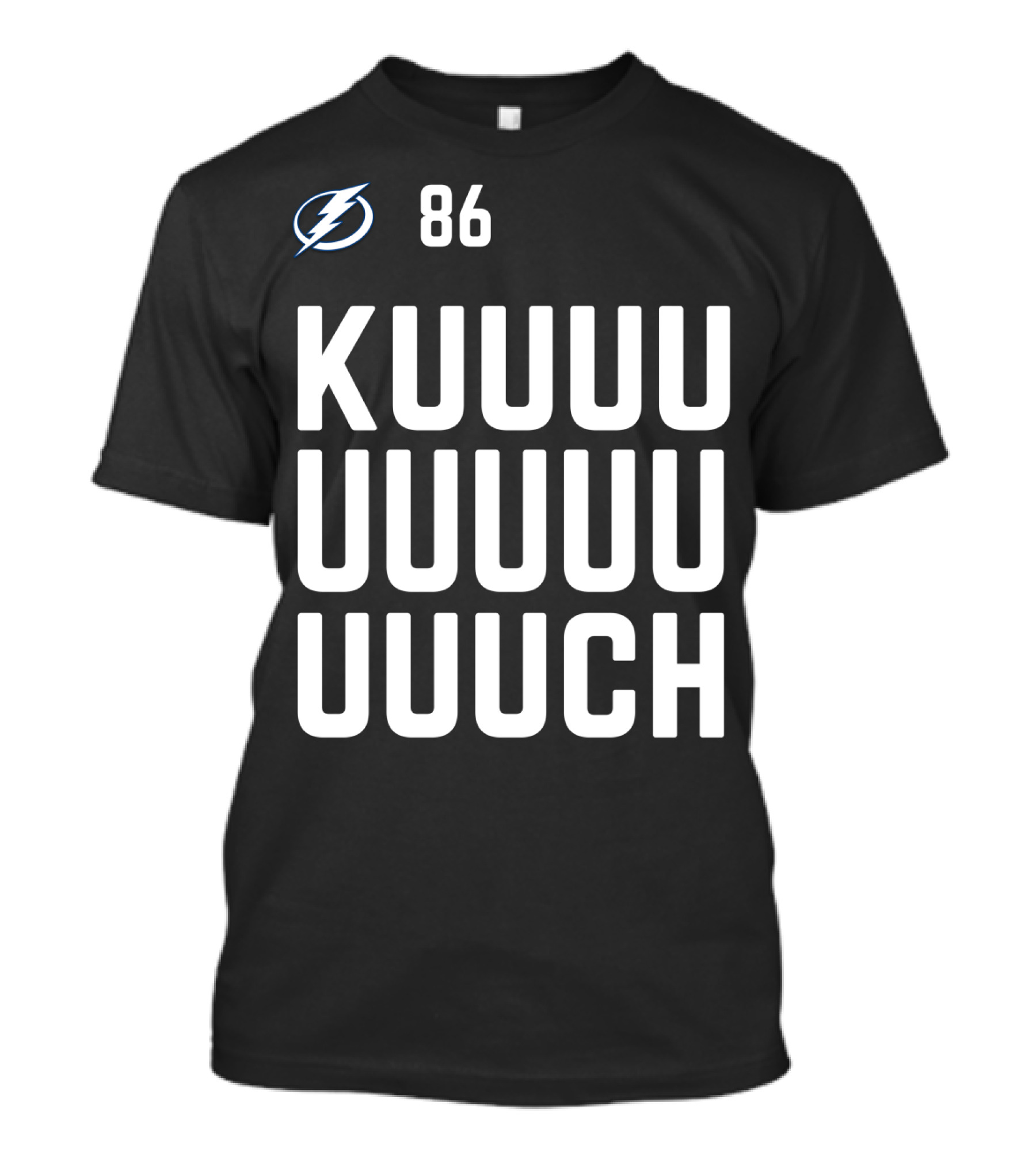 Tampa Bay Lightning 86 KUUUUUUUUUCH Nikita Kucherov Hockey T-Shirt