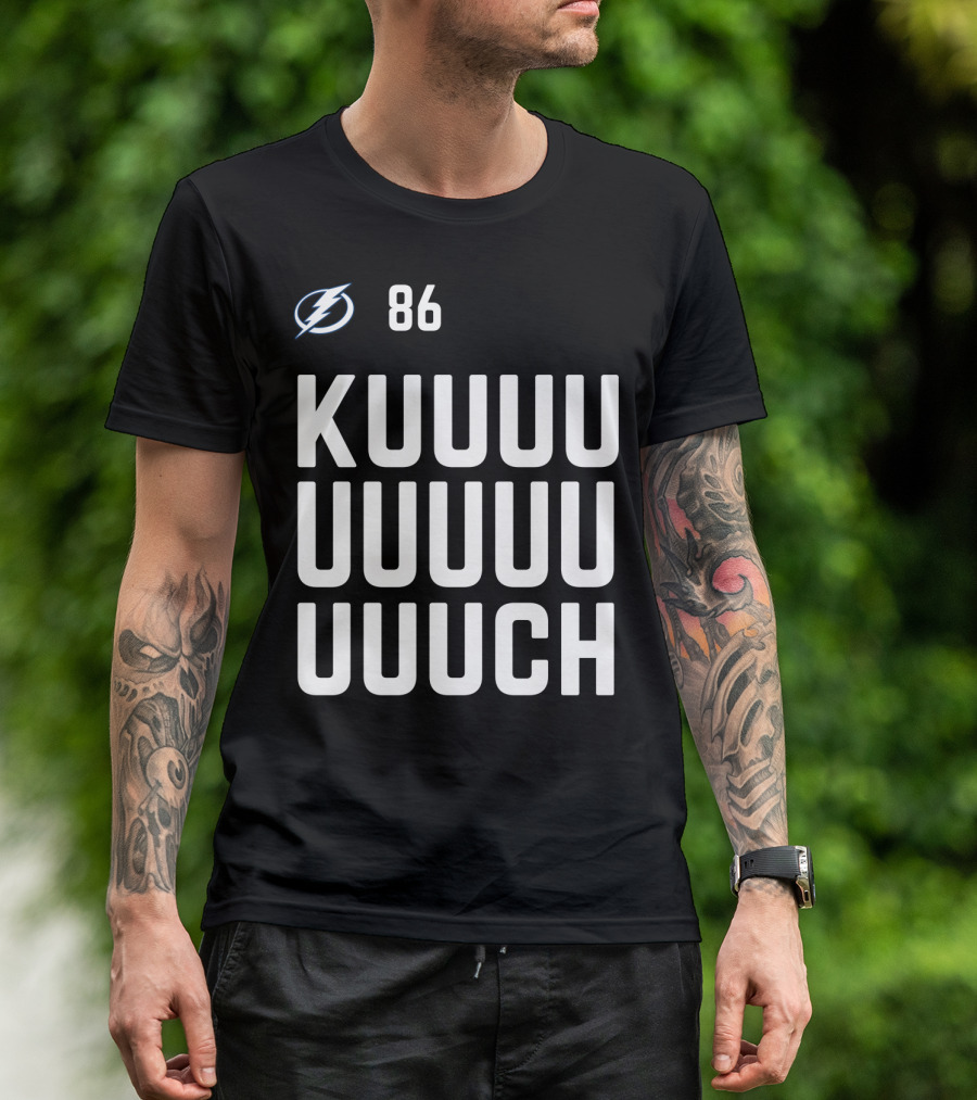 Tampa Bay Lightning 86 KUUUUUUUUUCH Nikita Kucherov Hockey T-Shirt