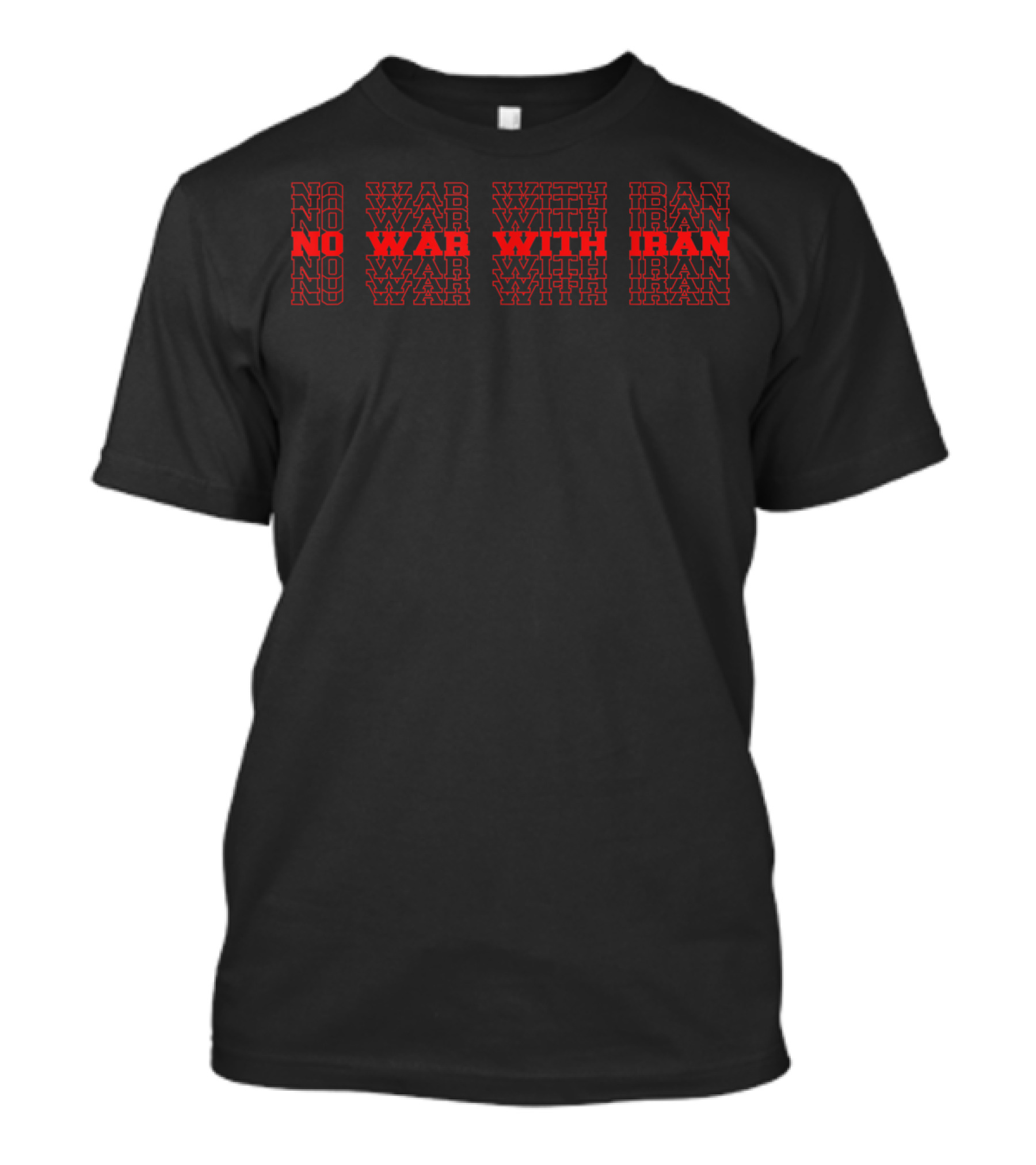 No War With Iran Antiwar Antitrump Ww3 T-Shirt