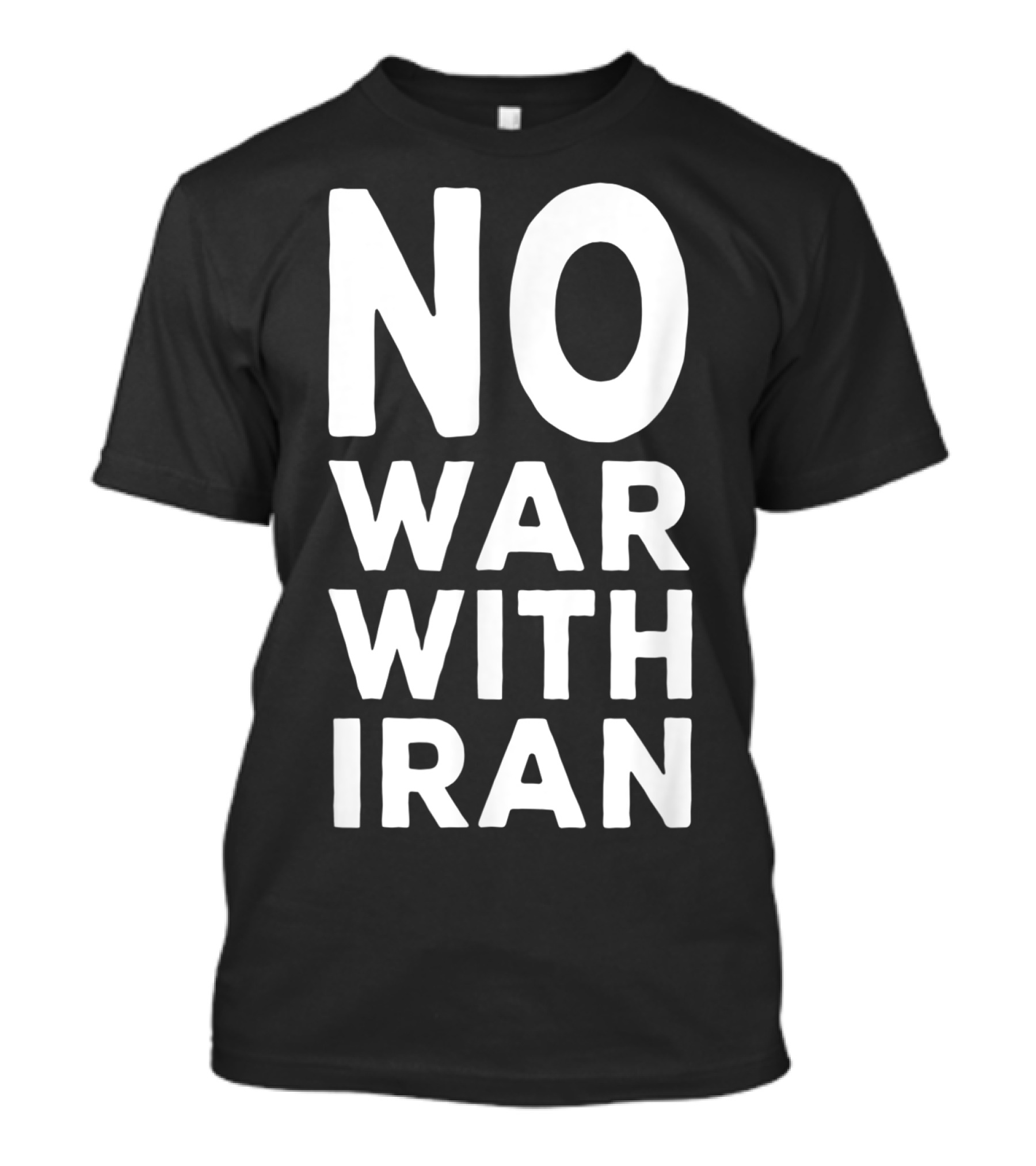 No War With Iran Anti War No Blood For Oil T-Shirt