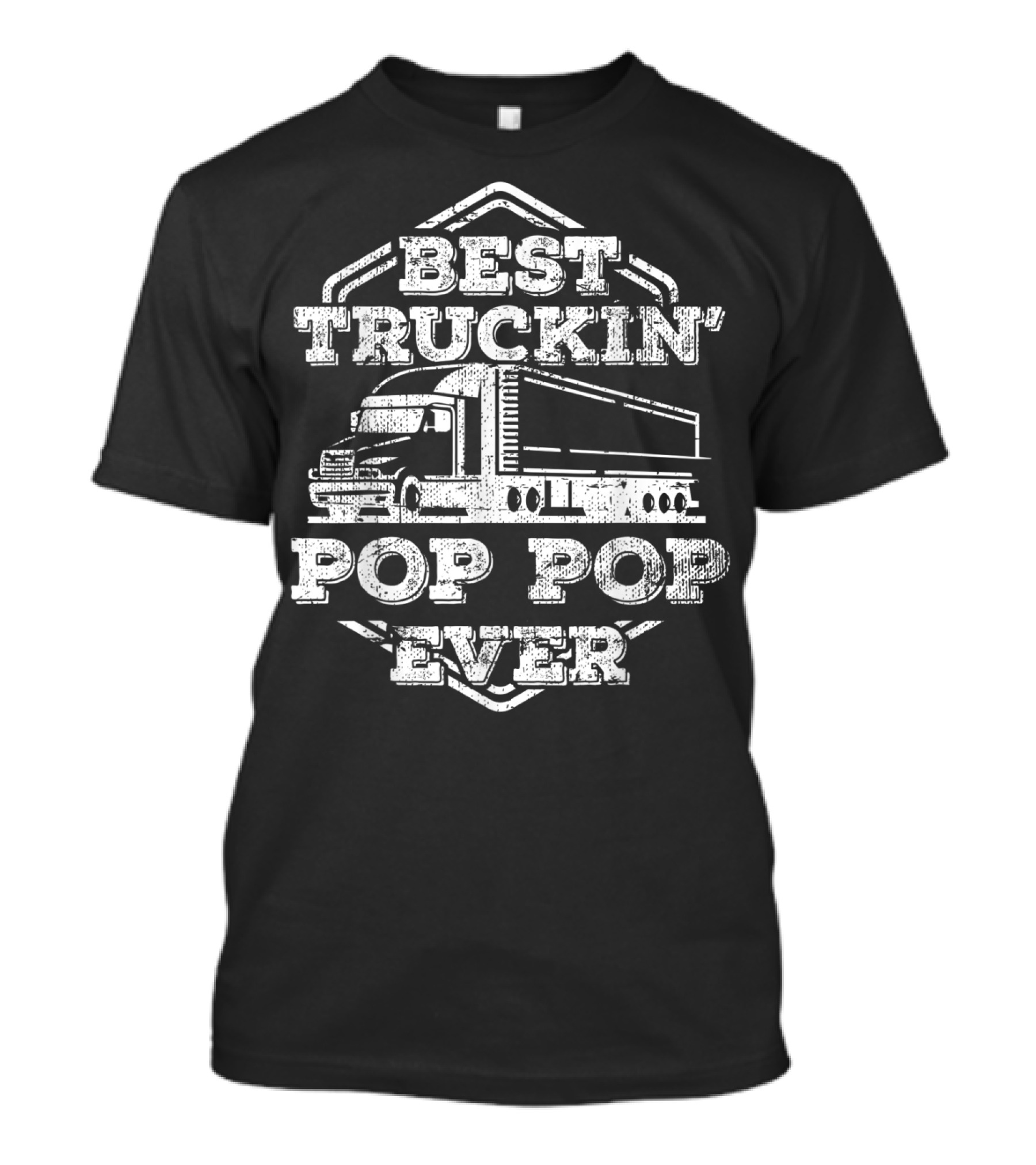 Best Truckin' Pop Pop Ever Truck T-Shirt