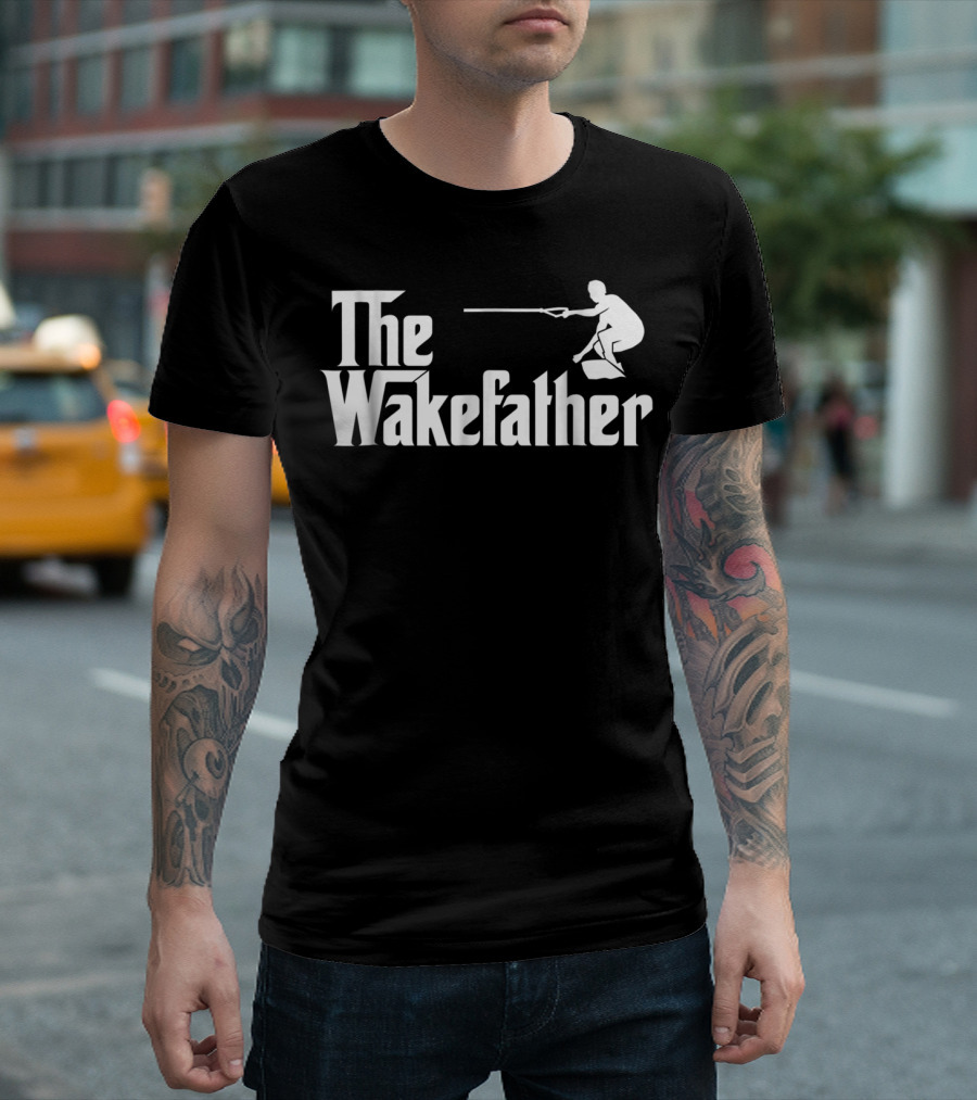 The Wake Father Wakeboard Skurfer Iconic T-Shirt