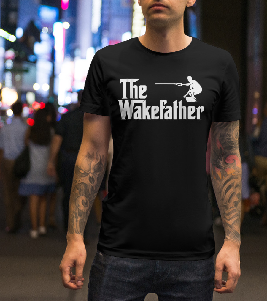 The Wake Father Wakeboard Skurfer Iconic T-Shirt